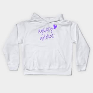 Agility addict - passionate about agility in purple Kids Hoodie